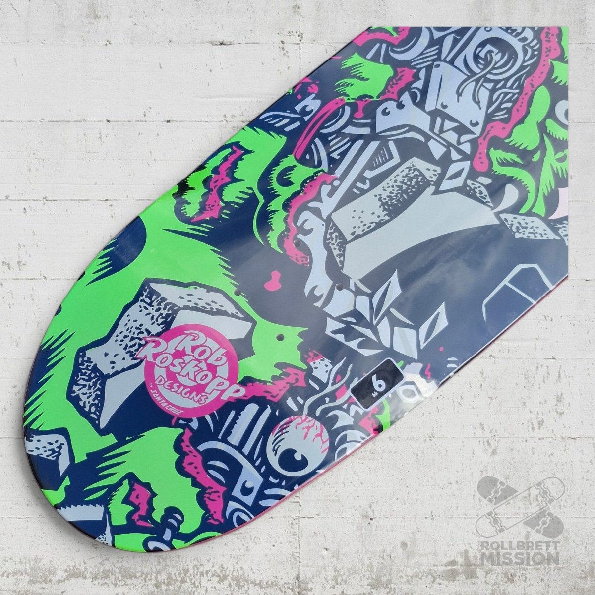 Santa Cruz Roskopp Macro VX Egg 9.0" Deck - Skateboard - Decks - Rollbrett Mission