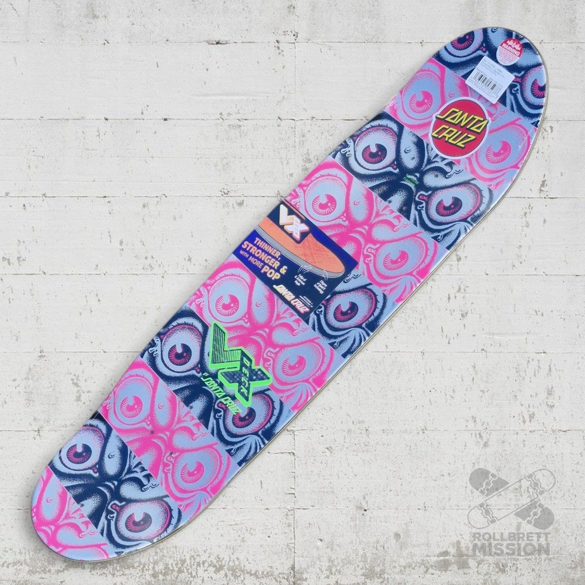 Santa Cruz Roskopp Macro VX Egg 9.0" Deck - Skateboard - Decks - Rollbrett Mission