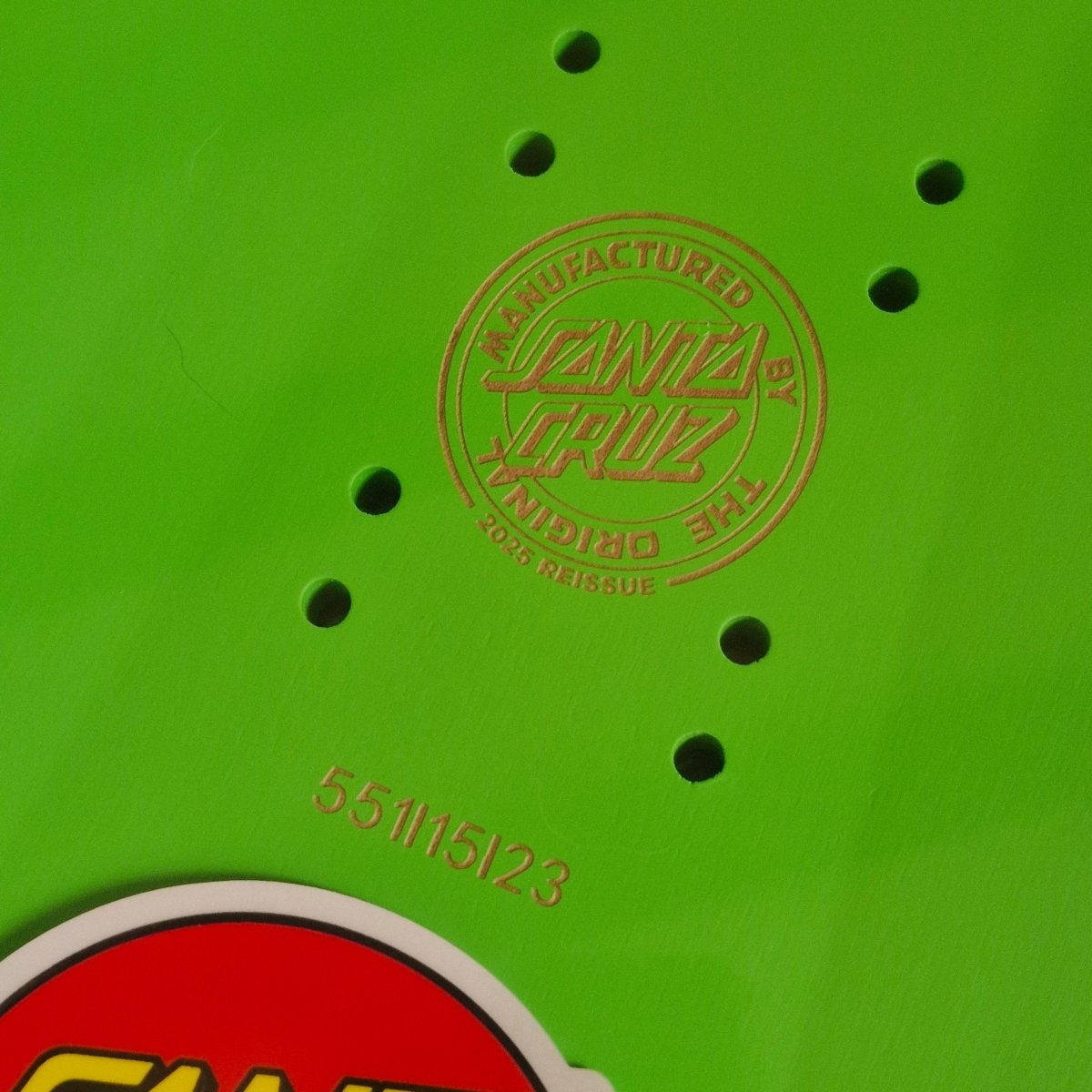 Santa Cruz Salba Tiger Reissue Deck green dip - Skateboard - Decks - Rollbrett Mission