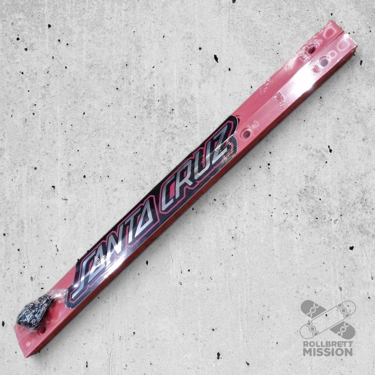 Santa Cruz Slimline Rails pink - Skateboard - Kleinteile - Rollbrett Mission