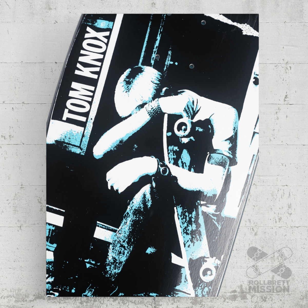 Santa Cruz Tom Knox Punk Reissue black 9.89" Deck - Skateboard - Decks - Rollbrett Mission