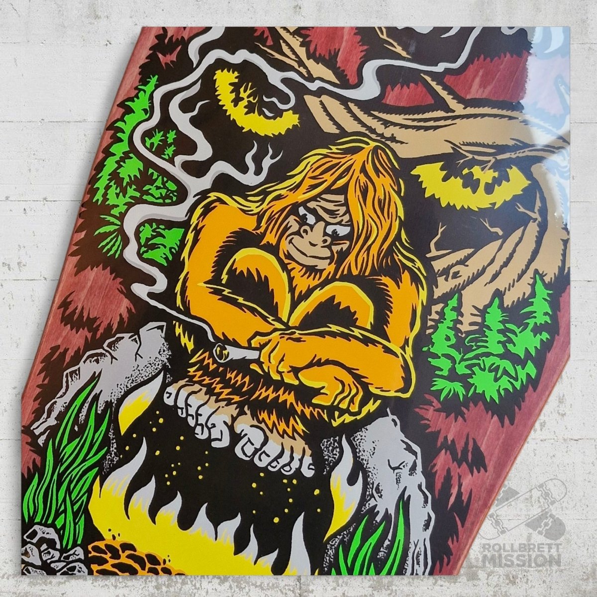Santa Cruz Winkowski Bigfoot Shaped 10.34" Deck - Skateboard - Decks - Rollbrett Mission