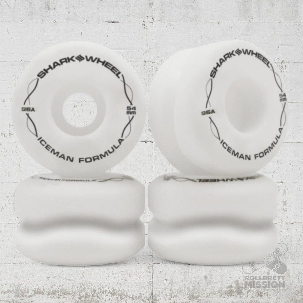 Shark Wheels Pro Signature Wheel - Iceman Formula 54mm 96a - Skateboard - Rollen - Rollbrett Mission