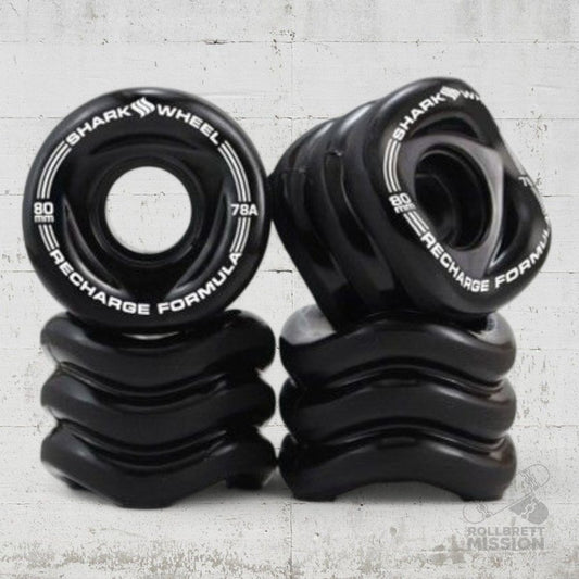 Shark Wheels Recharge 78A 80mm black - Skateboard - Rollen - Rollbrett Mission