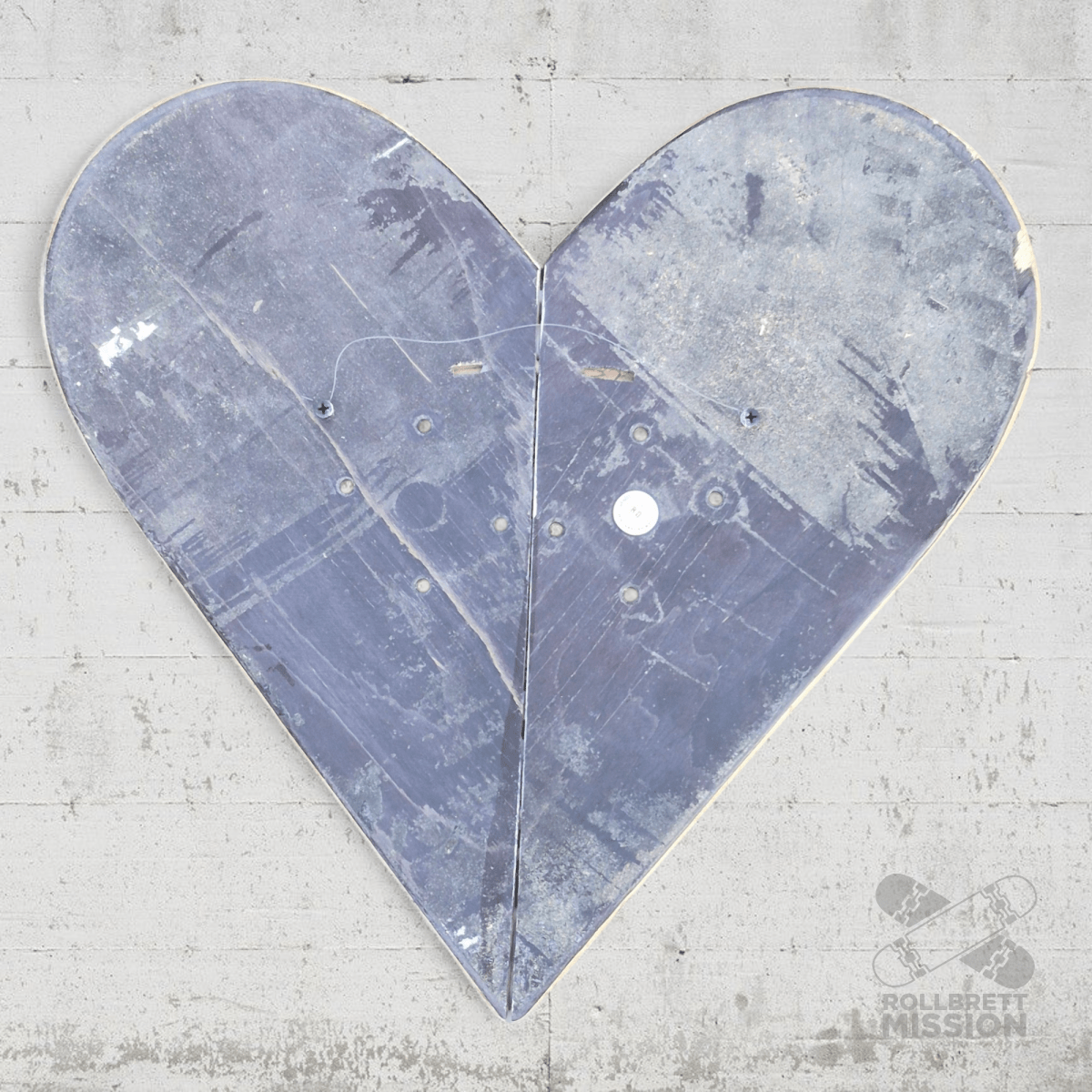 Skateback Upcycling Deko Herz Skateheart Skateboard Wandschmuck 6 - Schmuck - Rollbrett Mission