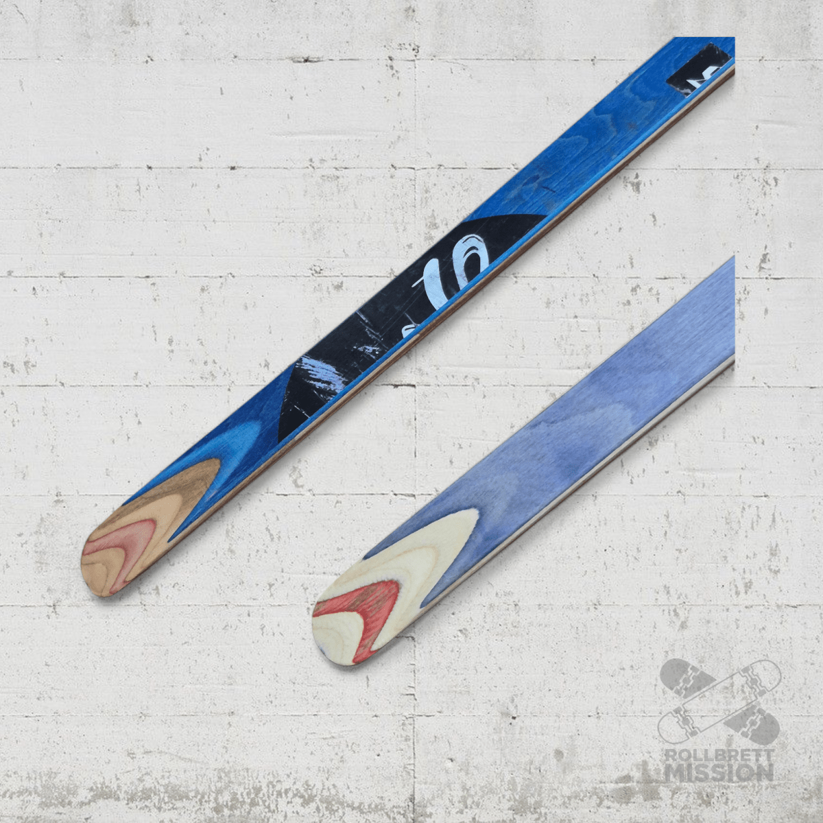 Skateback Upcycling Schuhlöffel XL Skateboard Schuhanzieher - Schmuck - Rollbrett Mission