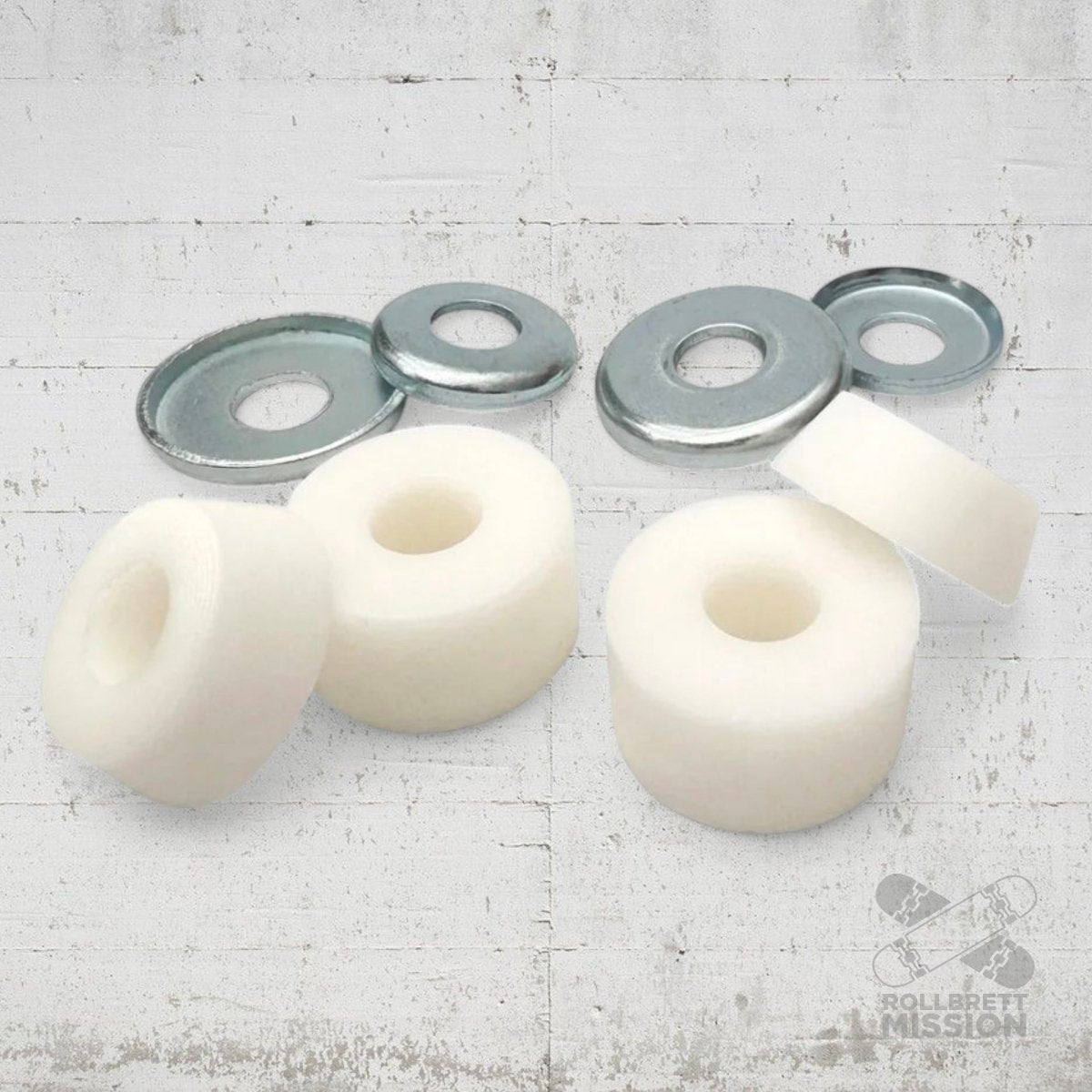 Slappy Lenkgummis 85A Bushings + Washers - Skateboard - Kleinteile - Rollbrett Mission