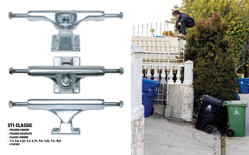 Slappy Truck 9.25 ST1 Classic polished - Skateboard - Achsen - Rollbrett Mission
