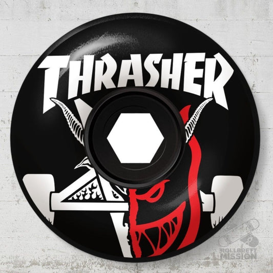 Spitfire 80HD 56mm Thrasher Burn Classic Full Wheels - Skateboard - Rollen - Rollbrett Mission