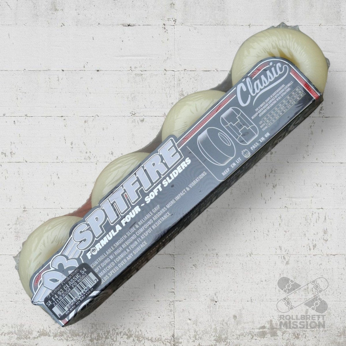 Spitfire 93s F4 Classic 54mm 93A Wheels - Skateboard - Rollen - Rollbrett Mission