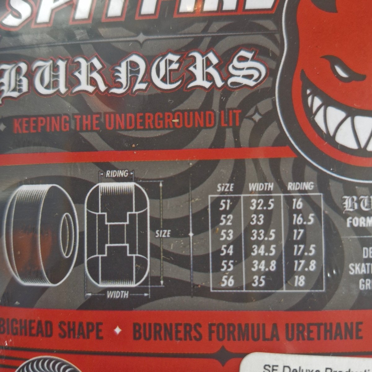 Spitfire Burners 99A Wheels - Skateboard - Rollen - Rollbrett Mission