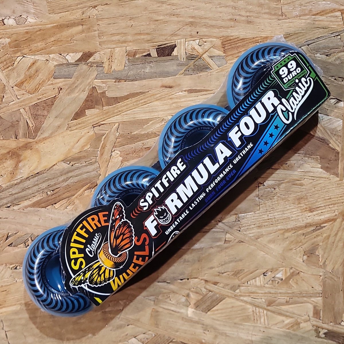 Spitfire F4 56mm 99A Classic blue Wheels - Skateboard-Rollen - Rollbrett Mission