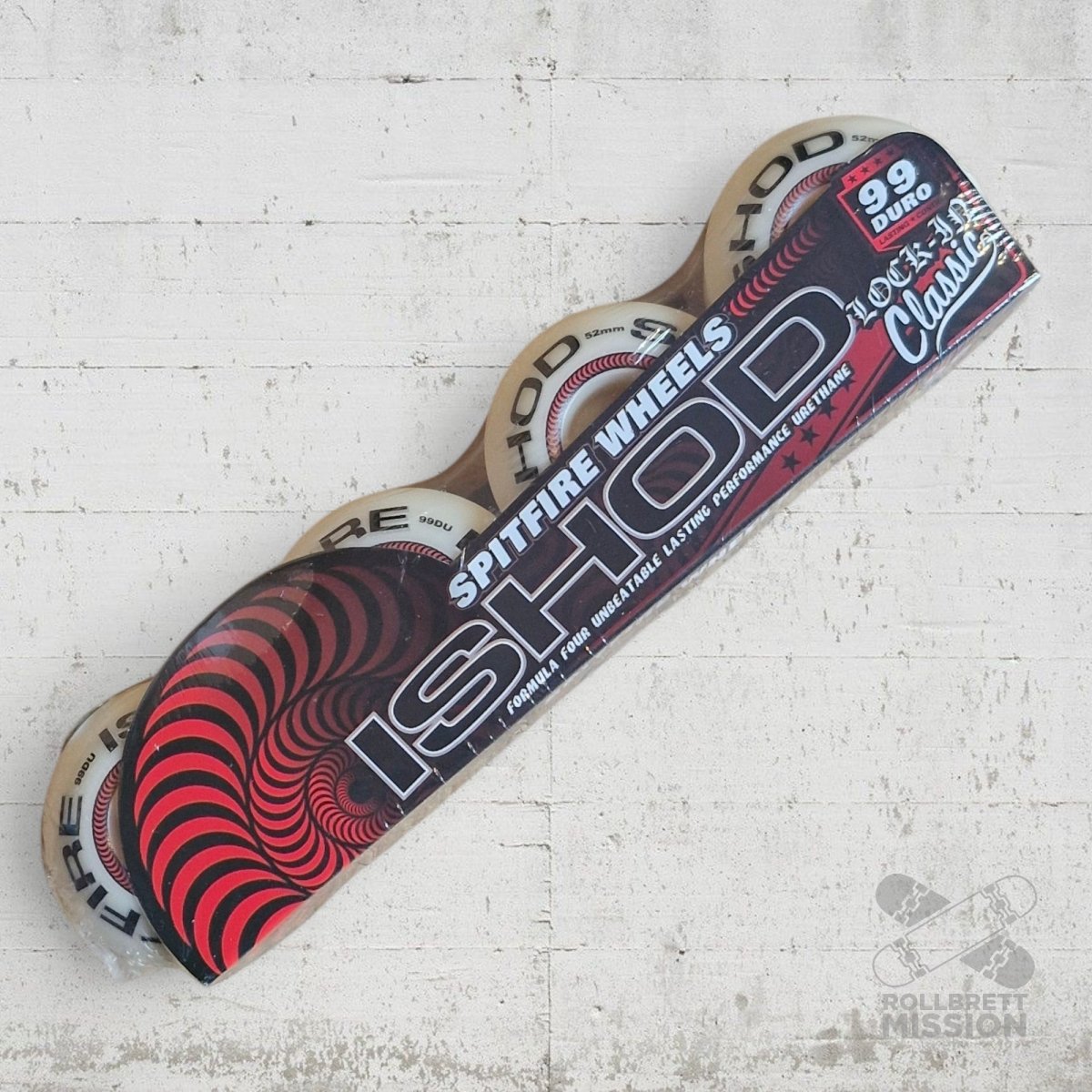 Spitfire F4 Ishod Lock In Classic 52mm 99A Wheels - Skateboard - Rollen - Rollbrett Mission