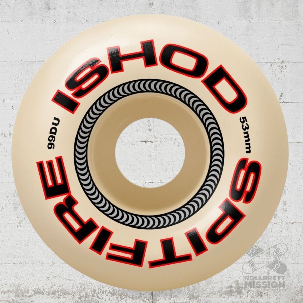 Spitfire F4 Ishod Lock In Classic 53mm 99A Wheels - Skateboard - Rollen - Rollbrett Mission
