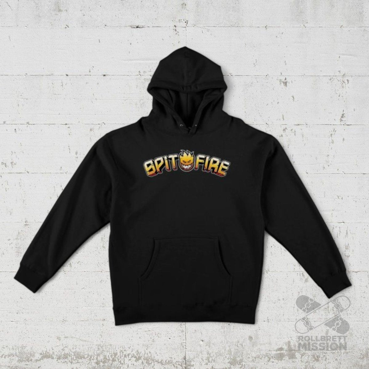 Spitfire Hoodie Heatwave black - Shirts & Tops - Rollbrett Mission