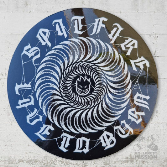 Spitfire Sticker Webbed Classic 12cm - Rollbrett Mission