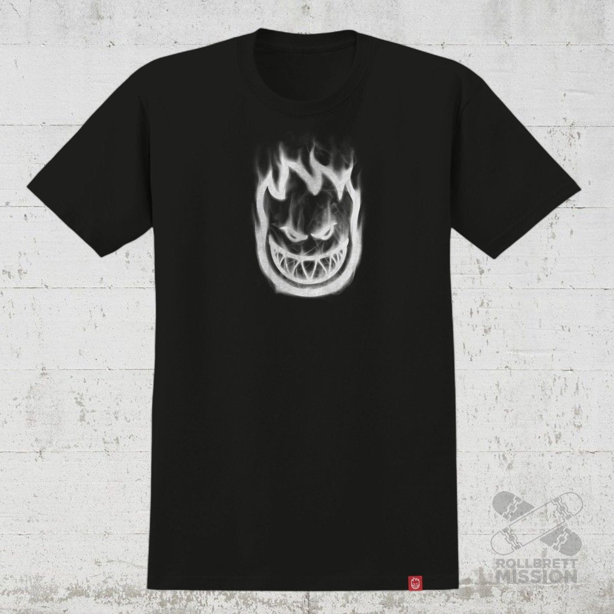 Spitfire T-Shirt Bighead Smoke black - Rollbrett Mission