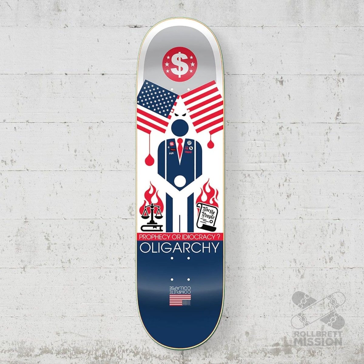 Strangelove Pendleton Oligarchy 8.25 Deck - Skateboard - Decks - Rollbrett Mission