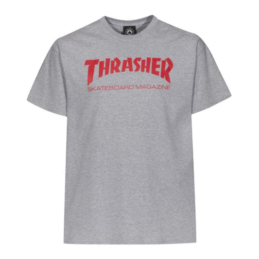 T-Shirt Thrasher Skate Mag greymottled - Rollbrett Mission