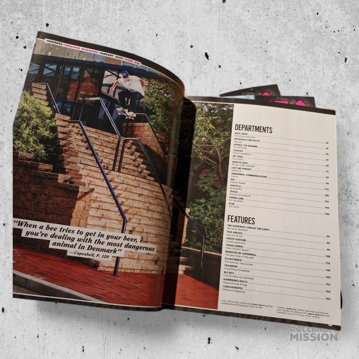 Thrasher Magazine Heft Ausgabe 534 Januar 2025 - Zeitschriften - Rollbrett Mission