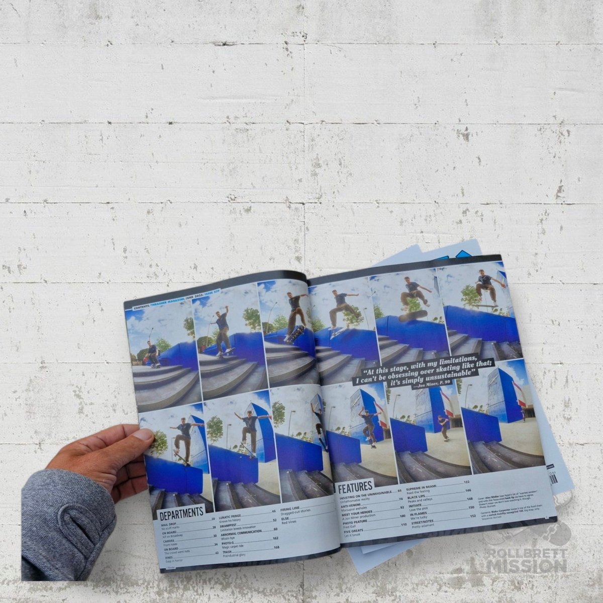 Thrasher Magazine Heft Ausgabe 539 Juni 2025 - Zeitschriften - Rollbrett Mission