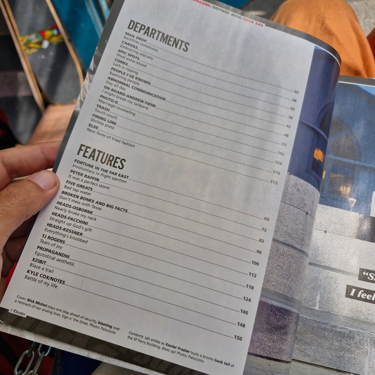 Thrasher Magazine Heft Ausgabe 543 Oktobber 2025 - Zeitschriften - Rollbrett Mission