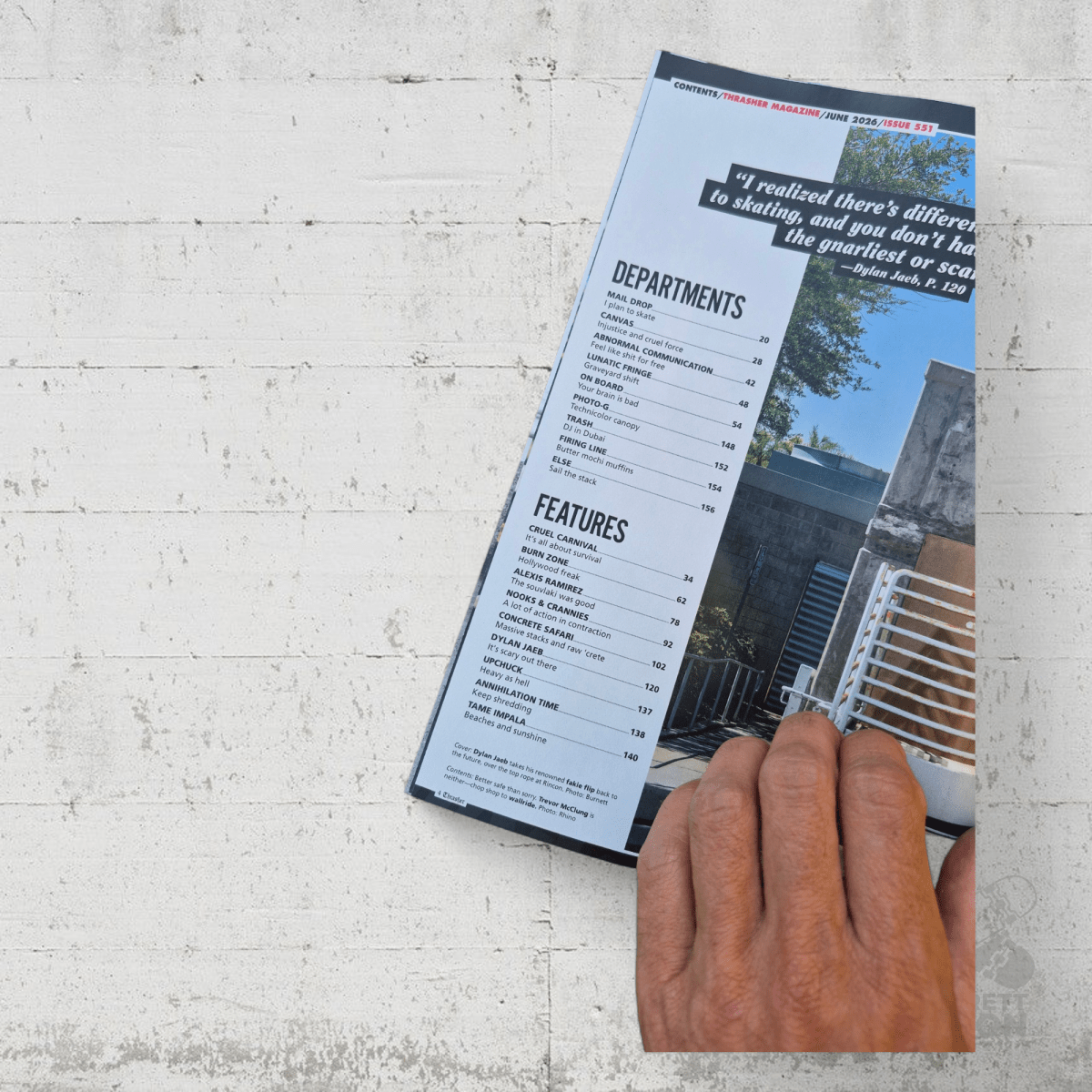 Thrasher Magazine Heft Ausgabe 551 Juni 2026 - Zeitschriften - Rollbrett Mission