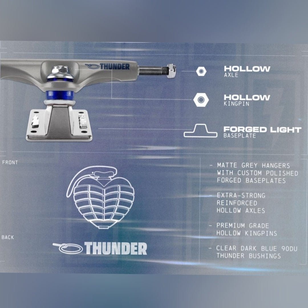 Thunder 148 Hollow OG Grenade Hollow Lights Truck - Skateboard-Achsen - Rollbrett Mission