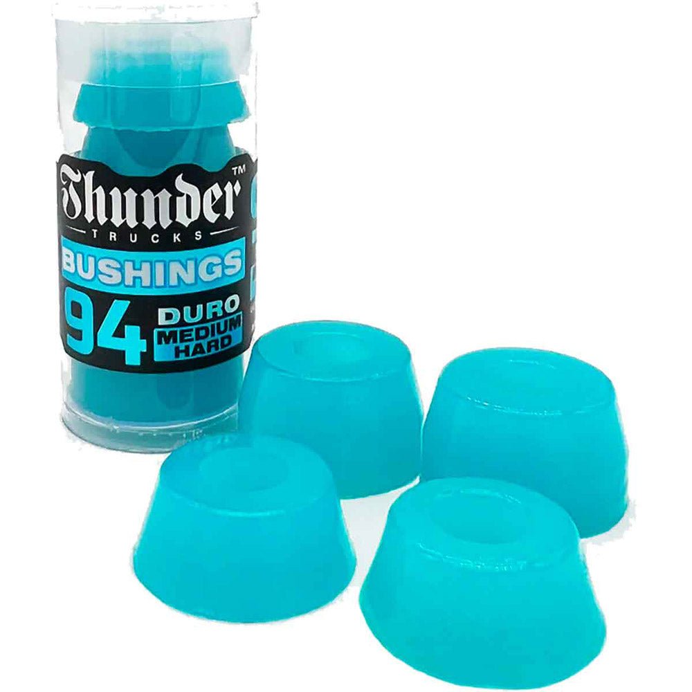 Thunder Lenkgummis 94A medium hard blue Premium Bushings - Skateboard-Kleinteile - Rollbrett Mission