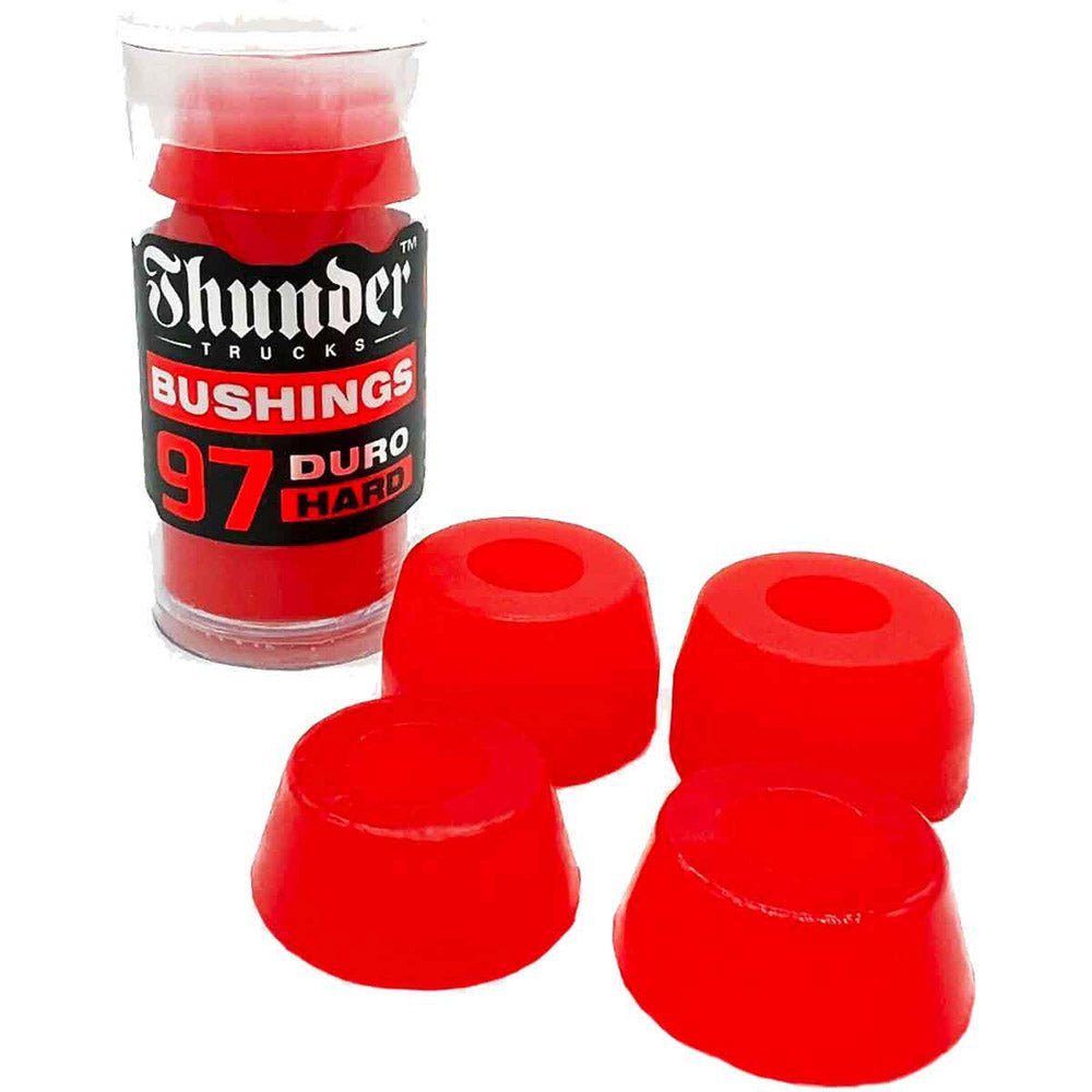 Thunder Lenkgummis 97A red hard Premium Bushings - Skateboard-Kleinteile - Rollbrett Mission