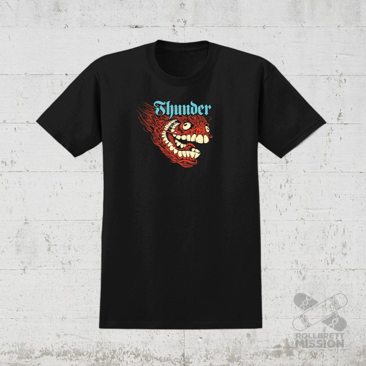 Thunder T-Shirt Screaming Grimple black - Rollbrett Mission