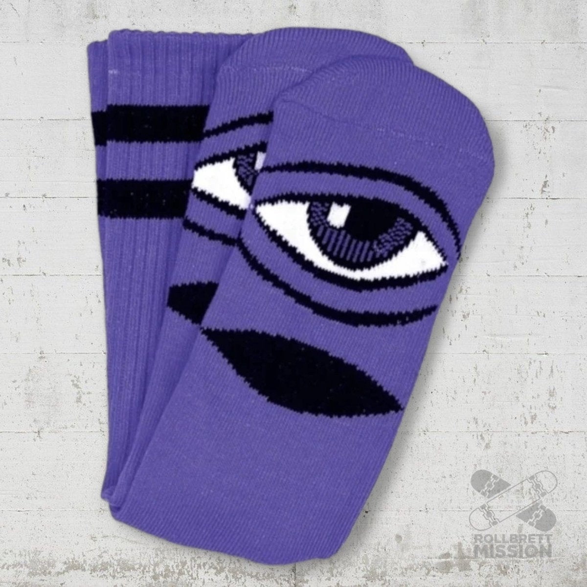 Toy Machine Socks Sect Eye purple Socken - Socken - Rollbrett Mission