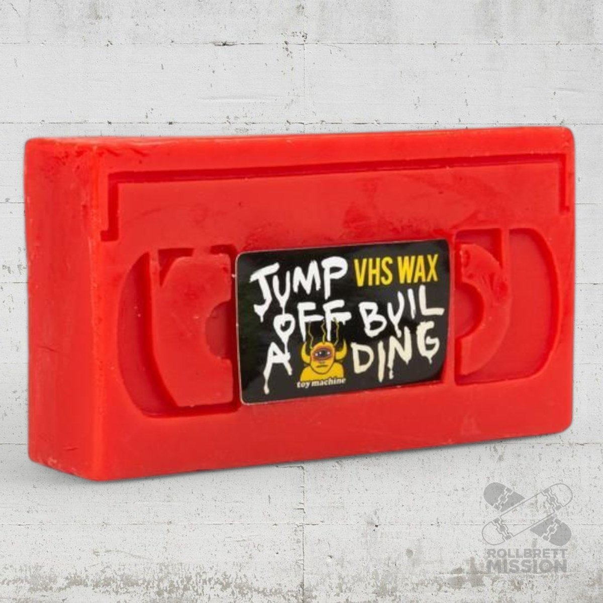 Toy Machine VHS Curb Wax Jump Off A Building - Rollbrett Mission