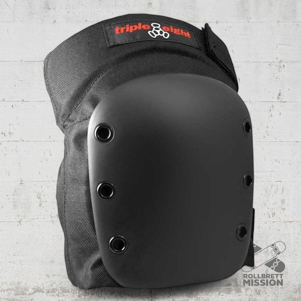 Triple Eight Street Knee Pads Knieschoner schwarz - Skateboarding - Schutzausrüstung - Rollbrett Mission