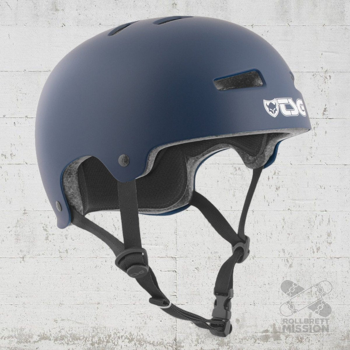 TSG Helm Evolution Solid satin blue - Skateboarding-Schutzausrüstung