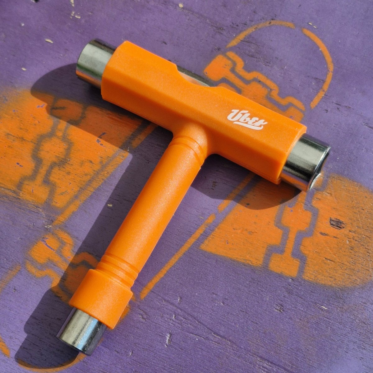 Über T - Tool orange Skatetool Werkzeug - Skateboard - Kleinteile - Rollbrett Mission
