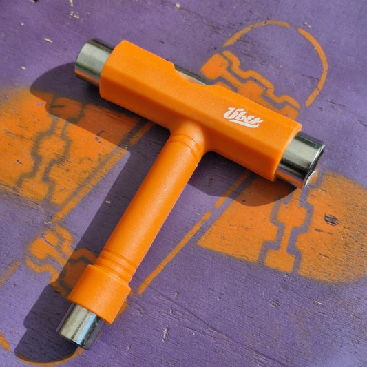 Über T - Tool orange Skatetool Werkzeug - Skateboard - Kleinteile - Rollbrett Mission