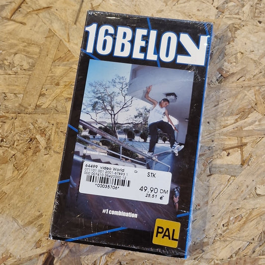 VHS Skatevideo 16 Below #1 combination 2001 - VHS - Rollbrett Mission