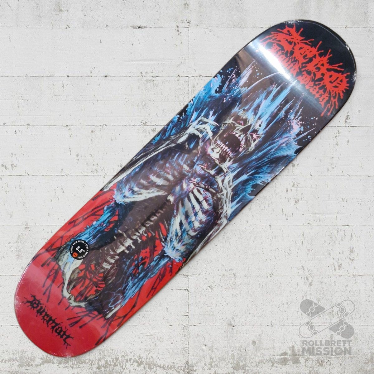 Zero Burman Liquid Death 8.5 Deck - Skateboard - Decks - Rollbrett Mission