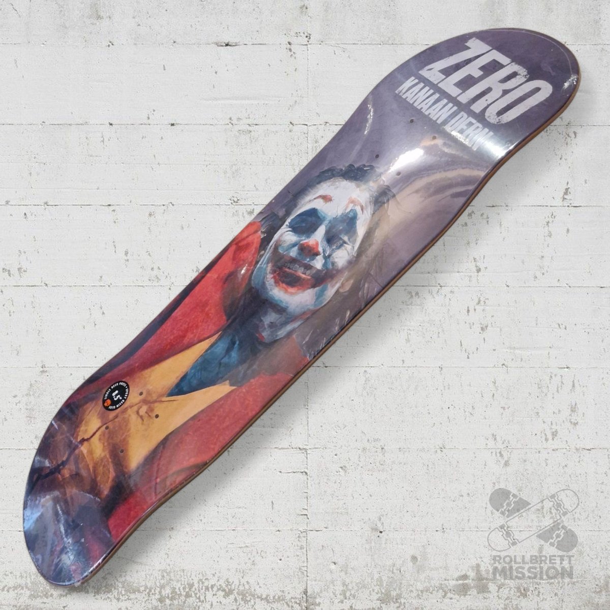Zero Kanaan Joker 8.5 Deck - Skateboard - Decks - Rollbrett Mission
