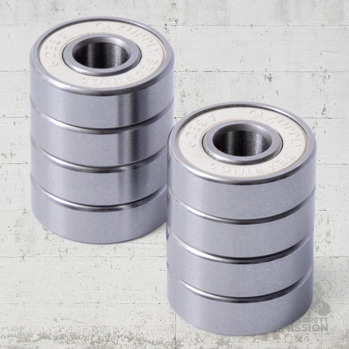 Zupply Abec 9 Hardtube Bearings Kugellager Set - Skateboard - Kleinteile - Rollbrett Mission