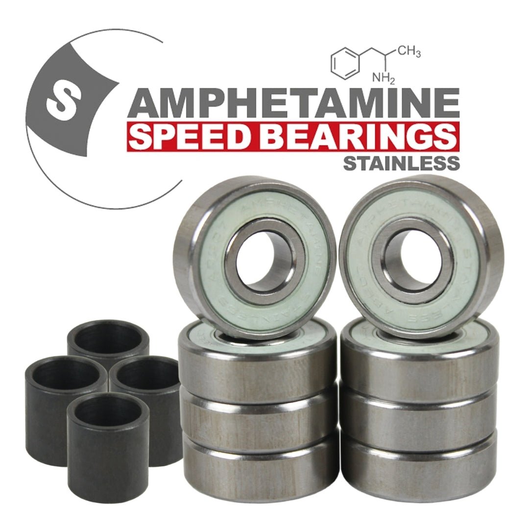 Amphetamine Bearings Stainless rostfreie Skateboard Kugellager - Skateboard-Kleinteile - Rollbrett Mission