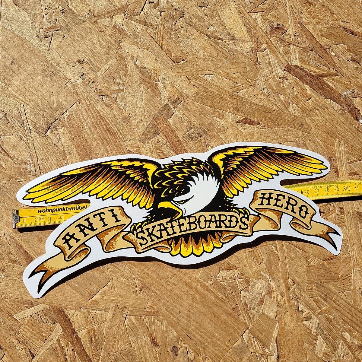 Anti Hero Classic Eagle Sticker Large - Rollbrett Mission