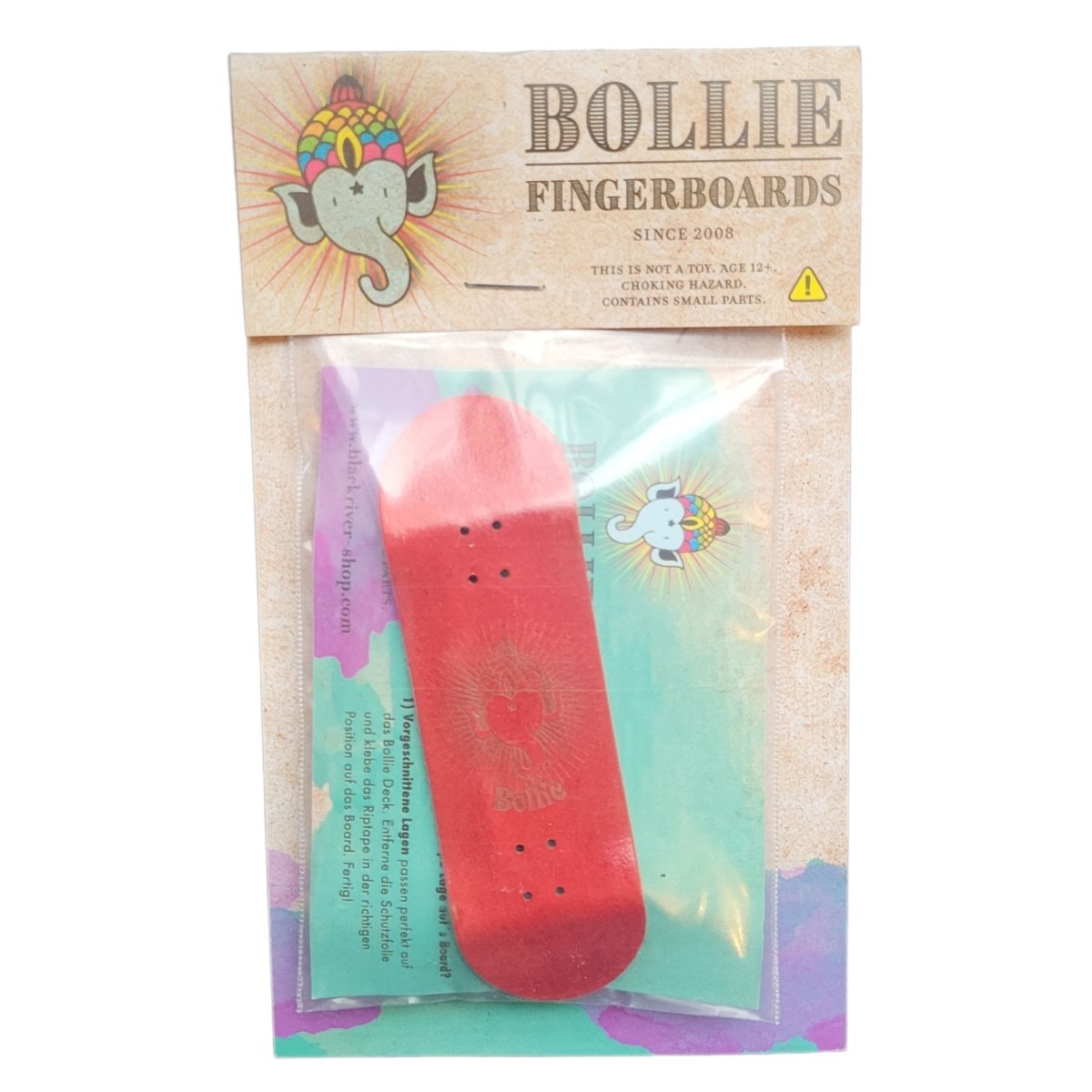 Bollie Fingerboard Red Mini Logo Complete Setup - Fingerboard - Rollbrett Mission
