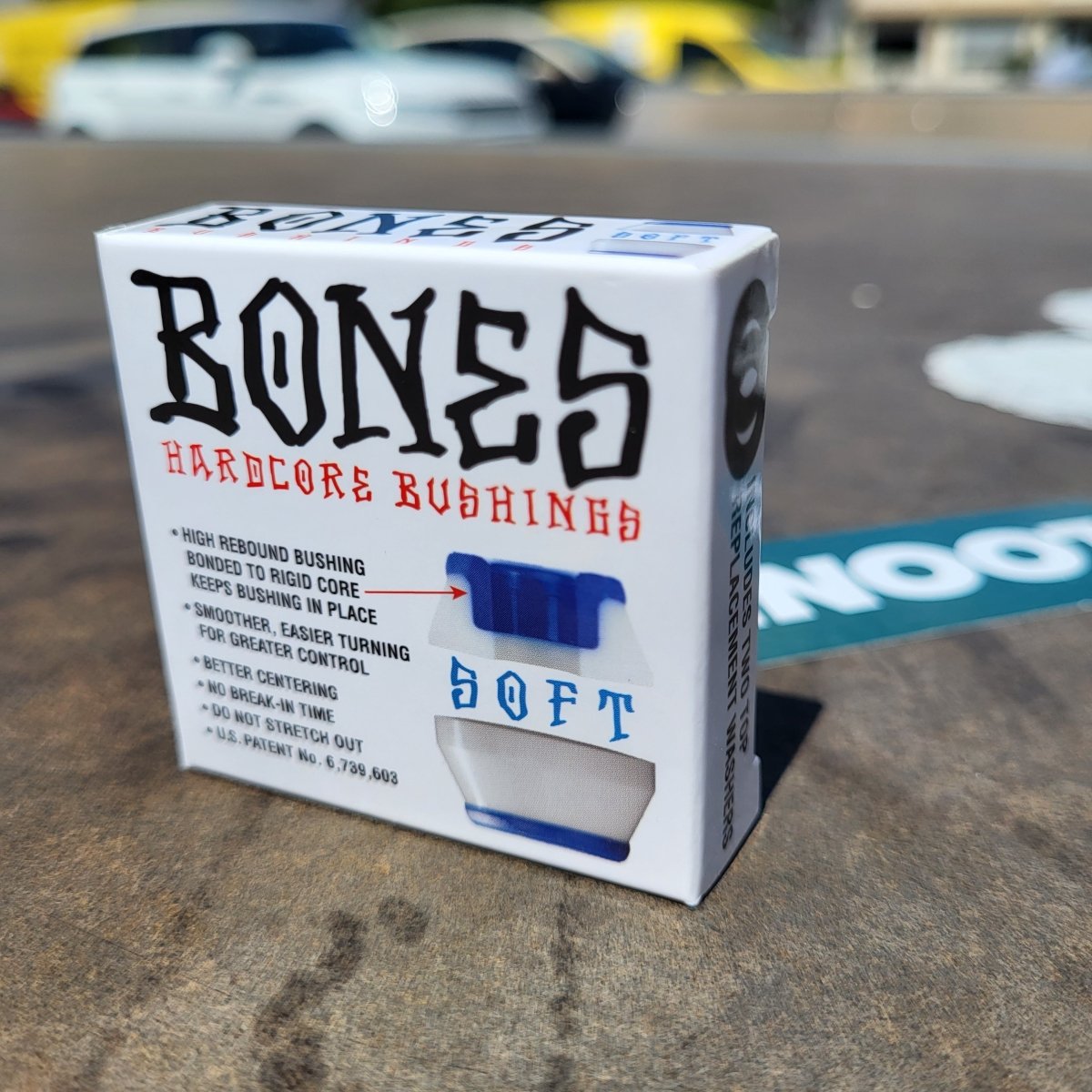 Bones Hardcore Bushings 81A soft white - Skateboard-Kleinteile - Rollbrett Mission