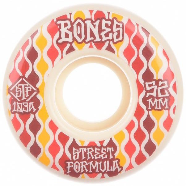 Bones STF Retros 52mm V2 Locks 103A Wheels - Skateboard-Rollen - Rollbrett Mission