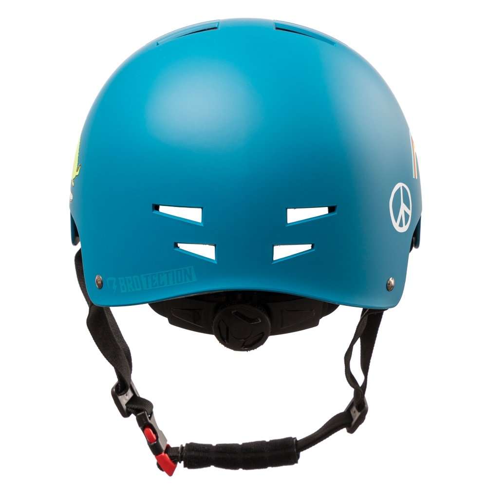 BroTection x NEMO Skate Helm Kinder dino blue - Skateboarding-Schutzausrüstung - Rollbrett Mission