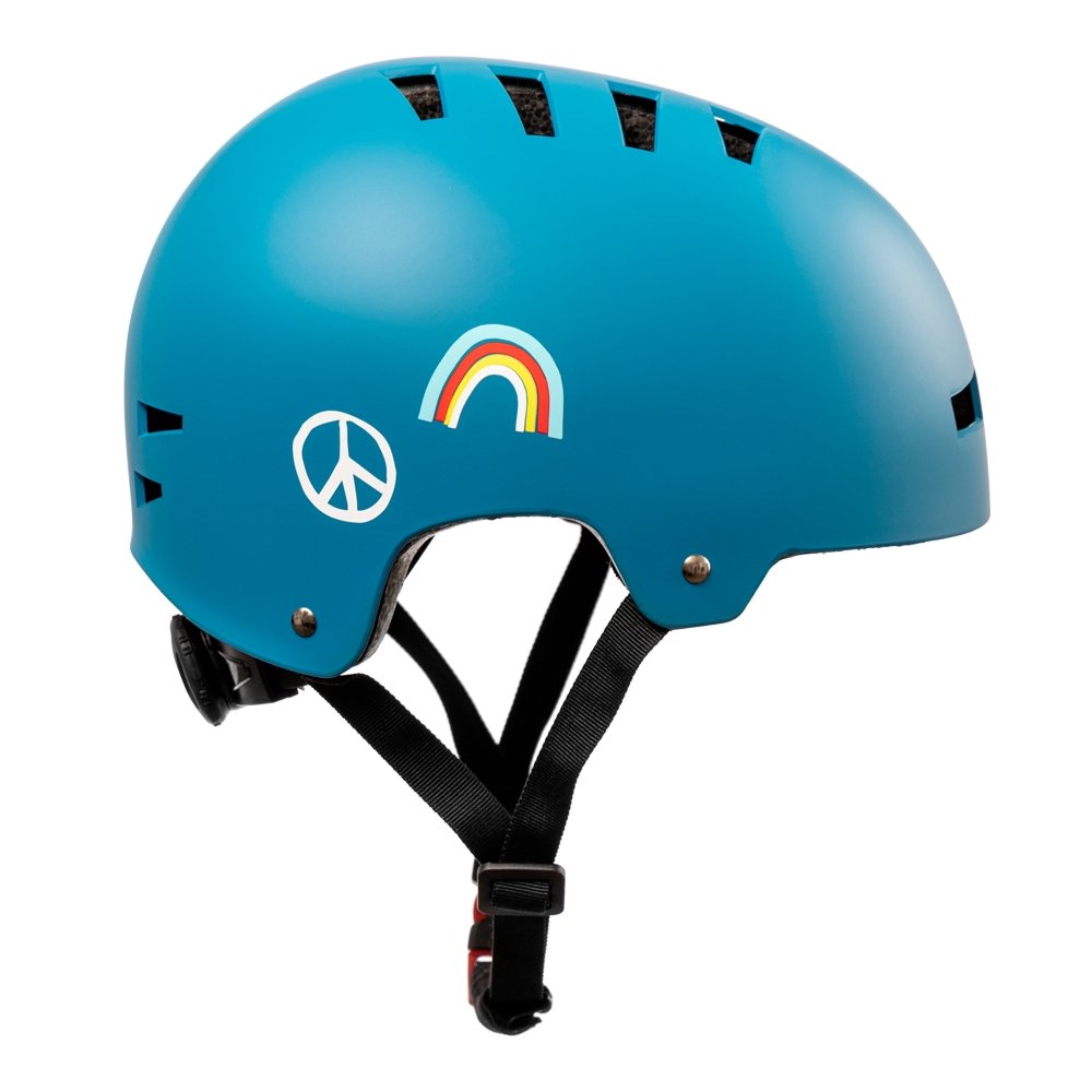 BroTection x NEMO Skate Helm Kinder dino blue - Skateboarding-Schutzausrüstung - Rollbrett Mission