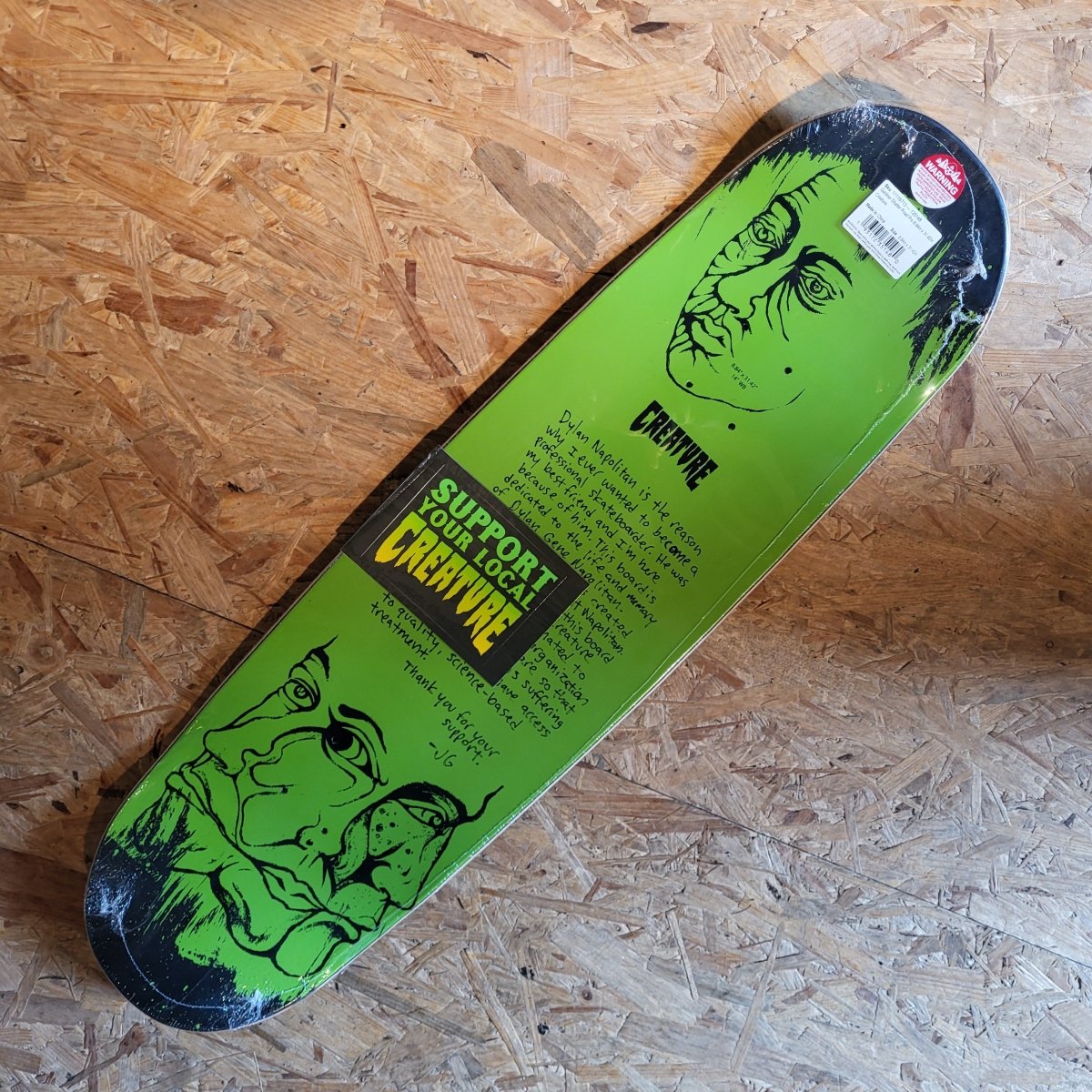 Creature Gardner Shatter Proof Deck - Skateboard-Decks - Rollbrett Mission