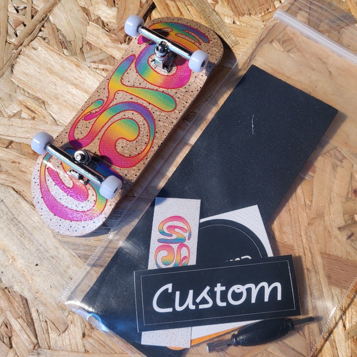 Custom Fingerboard Complete Pro Waves 34mm - Fingerboard - Rollbrett Mission